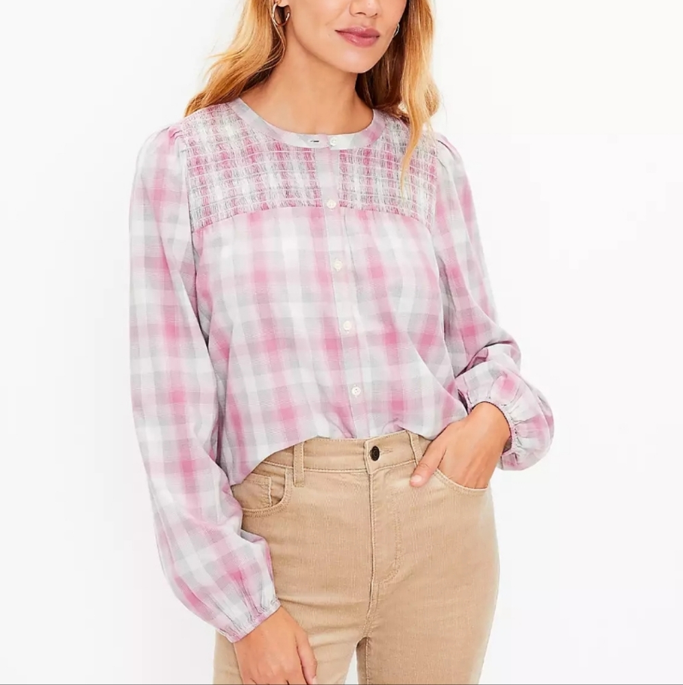 NWT LOFT Long Sleeve Blouse